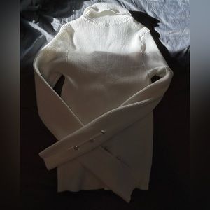 ZARA white turtleneck sweater